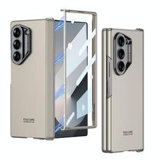Per Samsung Galaxy Z Fold6 GKK Custodia per telefono Explorer con cerniera pieghevole magnetica integrata all-inclusive (grigio titanio)