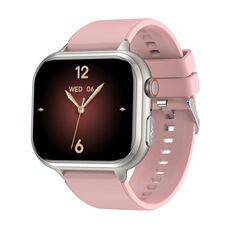 TK17 1.91 pollici Schermo Orizzontale Cinturino in Silicone Smart Watch Supporta ECG Elettrocardiogramma (Rosa)