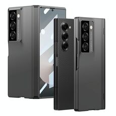 Per Samsung Galaxy Z Fold6 GKK Custodia per telefono con cerniera pieghevole magnetica integrata Magic Cube (nero)
