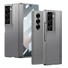 Per Samsung Galaxy Z Fold6 GKK Custodia per telefono con cerniera pieghevole magnetica integrata Magic Cube (grigio montagna)