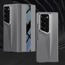 Per Samsung Galaxy Z Fold6 GKK Integrated Blade Flip PU Custodia per telefono (grigio)