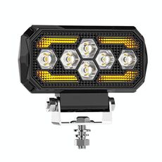 Luce da lavoro per auto Angel Eyes luminosa mista quadrata da 4,5 pollici (X13)