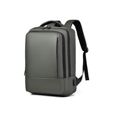 Zaino per laptop impermeabile multi-scomparto di grande capacità OUMANTU 2103 con porta USB (verde)