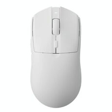 Ajazz AJ139 Pro Gaming Mouse leggero PAW3395 Wireless 2.4G + Mouse per computer cablato a doppia modalità (bianco)