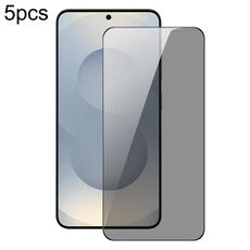 Per Samsung Galaxy S25 Edge 5 pezzi DUX DUCIS 0,33 mm 9H pellicola in vetro temperato anti-spia HD in alluminio ad alta resistenza