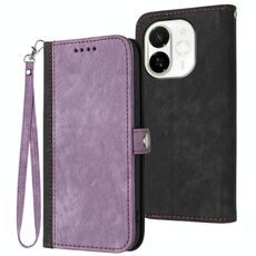 Per Tecno Spark 30C 5G / Pop 9 5G Custodia in pelle con cinturino a doppia piega e fibbia laterale (viola)