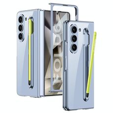 Per Samsung Galaxy Z Fold6 GKK Custodia per telefono PC integrata con slot per penna, penna inclusa (blu)