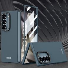 Per Samsung Galaxy Z Fold6 GKK Custodia antiurto semplice e alla moda per telefono integrata (verde)