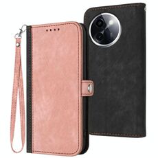 Per vivo Y200i Custodia in pelle con cinturino a doppia piega e fibbia laterale (rosa)