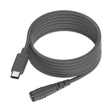 Adattatore di ricarica per computer da tipo C a DC 5,5x2,1 mm 100 W, lunghezza: 3 m
