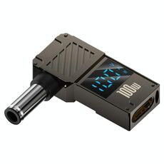 Adattatore per display digitale di ricarica per computer da 100 W, specifiche: tipo C a DC 6,0 x 0,6 mm