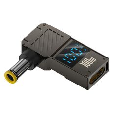 Adattatore per display digitale di ricarica per computer da 100 W, specifiche: da tipo C a DC5,0x1,0 mm