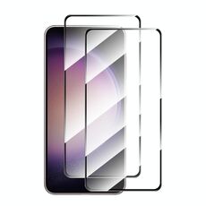 Per Samsung Galaxy S25 Edge 2 pezzi ENKAY Hat-Prince 0,18 mm di spessore pellicola in vetro temperato in alluminio e silicone, supporto per impronte digitali a ultrasuoni