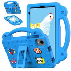 Per Alldocube iPlay 60 Mini Pro Custodia per tablet antiurto in EVA con supporto per bambini (blu cielo)