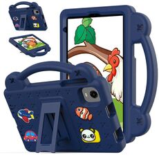 Per Alldocube iPlay 50 Mini Pro 2023 8.4 Custodia per tablet antiurto in EVA con supporto per bambini (blu navy)
