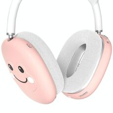 Per AirPods Max Cuffie Cartoon Rana Custodia protettiva in silicone Paraorecchie Rosa