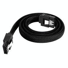 Cavo di alimentazione per disco rigido del computer con cavo intrecciato SATA3.0 da 0,5 m con schermatura in foglio di alluminio (nero)