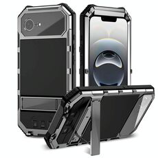 Per iPhone 16e R-JUST Life Custodia per telefono impermeabile antipolvere antiurto (argento)