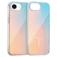 Per iPhone 16e Custodia per telefono MagSafe con texture incisa al laser (luce rossa)