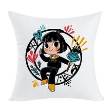 Cuscino per divano stampato con stampa centrale a tua richiesta, dimensioni: 40x40 cm (elasticità bidirezionale)