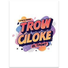 Stampa decorativa su tela con alfabeto arancione, senza cornice, EPSON Inkjet 320g, su richiesta, dimensioni: 13x18 cm