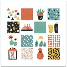 Stampa decorativa su tela senza cornice EPSON Inkjet 320g, su richiesta, dimensioni: 70x70 cm