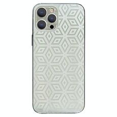 Per iPhone 13 Pro Adesivo Trasparente Colorato Pellicola Posteriore per Telefono con Pellicola Laterale (Cubo Magico)