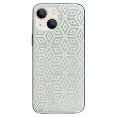 Per iPhone 13 Pellicola adesiva trasparente colorata per telefono con pellicola laterale (cubo magico)