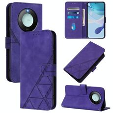 Per Honor X9C Smart Global Crossbody Custodia per telefono in pelle con stampa 3D (viola)