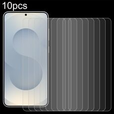 Per Samsung Galaxy S25 Edge 5G 10 pezzi 0,18 mm 9H 2,5D Pellicola in vetro temperato, supporto sblocco impronta digitale
