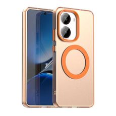 Per Xiaomi Poco X7 Pro Candy Magsafe PC Hybrid TPU Custodia per telefono (arancione)