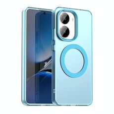 Per Xiaomi Poco X7 Pro Candy Magsafe PC Hybrid TPU Custodia per telefono (blu)