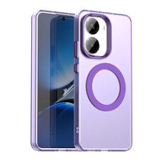 Per Xiaomi Poco X7 Pro Candy Magsafe PC Hybrid TPU Custodia per telefono (viola)