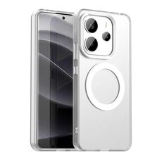Per Redmi Note 14 4G 163,25 mm Candy Magsafe PC Hybrid TPU Custodia per telefono (bianco)