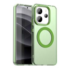 Per Redmi Note 14 4G 163,25 mm Candy Magsafe PC Hybrid TPU Custodia per telefono (verde)