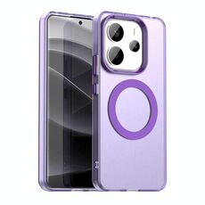 Per Redmi Note 14 4G 163,25 mm Candy Magsafe PC Hybrid TPU Custodia per telefono (viola)