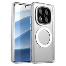Per Redmi Note 14 Pro 4G Candy Magsafe PC Hybrid TPU Custodia per telefono (bianco)