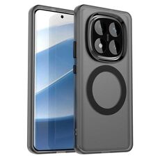 Per Redmi Note 14 Pro 4G Candy Magsafe PC Hybrid TPU Custodia per telefono (nero)