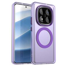 Per Redmi Note 14 Pro 4G Candy Magsafe PC Hybrid TPU Custodia per telefono (viola)