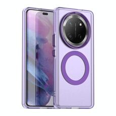 Per Honor X9c Candy Magsafe PC Hybrid TPU Custodia per telefono (viola)