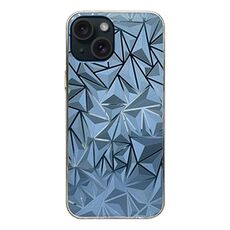 Per iPhone 13 Pellicola adesiva trasparente colorata per telefono con pellicola laterale (rombo)