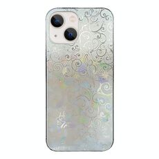 Per iPhone 13 mini Pellicola adesiva trasparente colorata per telefono con pellicola laterale (Lucky Clouds)