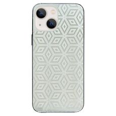 Per iPhone 13 mini Pellicola adesiva trasparente colorata per telefono con pellicola laterale (cubo magico)