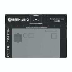 Mijing Asta Fissa Diametro 32mm Microscopio Universale Lega di Alluminio Base Grande, Stampo: MJ-4070