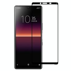 Per Sony Xperia 10 II Pellicola in vetro temperato a schermo intero in alluminio con stampa serigrafica