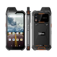 UNIWA W999 Telefono robusto, 8 GB + 128 GB, 6,3 pollici Android 13 Mediatek MT6789 Helio G99 Octa Core, NFC, Rete: 4G, Spina: spina USA (nero)