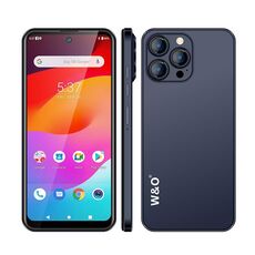 W&O X200 Pro, 4 GB + 128 GB, 6,8 pollici Android 10 Mediatek MT6765 Helio P35 Octa Core, Rete: 4G, Spina: spina UK (blu)