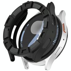 Per Samsung Galaxy Watch 7 40mm Armour Hollow TPU Custodia protettiva per orologio (nero)