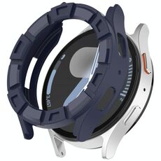 Per Samsung Galaxy Watch 7 40mm Armour Hollow TPU Custodia protettiva per orologio (blu notte)