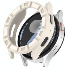 Per Samsung Galaxy Watch 7 40mm Armour Hollow TPU Custodia protettiva per orologio (Starlight)